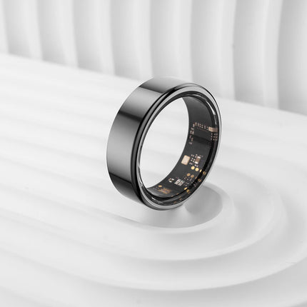 COLMI R02 Smart Ring Military Grade Titanium Steel Shell Health Monitoring IP68 & 3ATM Waterproof Multi-sport Modes