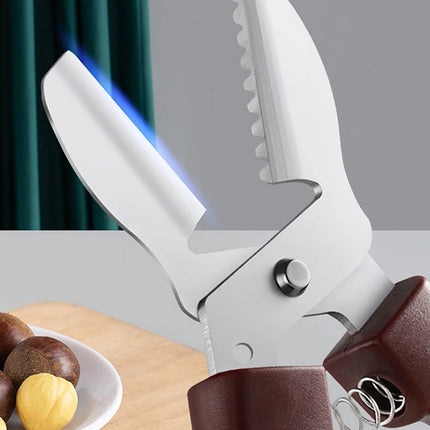 Creative Chestnut Clip Stainless Steel Walnut Clip Multi-functional Sheller Chestnut Peanut Opener Kitchen Tools Cutter Gadgets