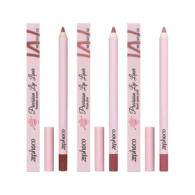 High Pigment Lip Liner Pencil Waterproof & Long-Lasting Lip Liner Defining Lip Shape Creamy & Smooth Lip Pencil Plumping Effect