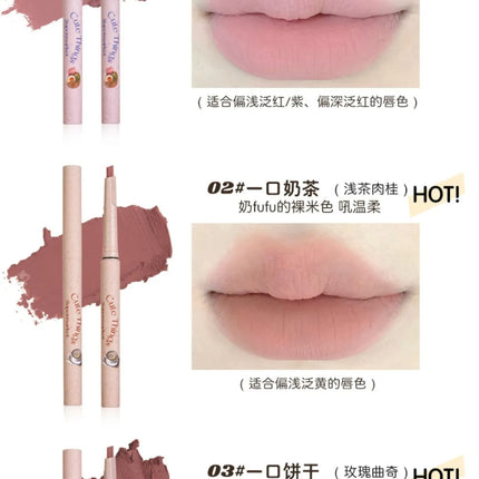 FLORTTE Lip Liner Pencil Matte Lipstick Long Lasting,Smooth Application Mechanical Lip Liners Pencil