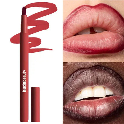 Huda Beauty Lip Contour Lip Stain Wear Matte Lipliner Pencil Tint Lipstick Long Lasting Non-stick Cup Moisturising Liner Makeup