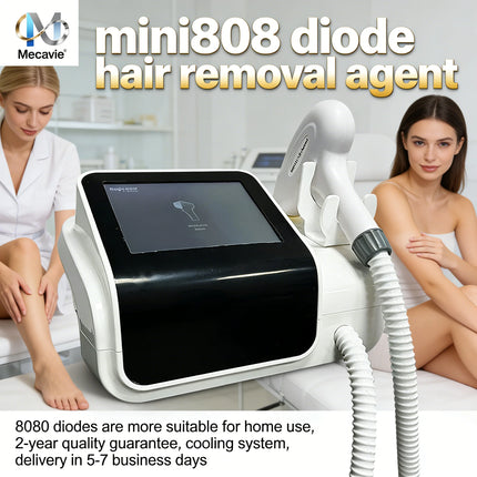 Professional Tankless Mini Diode Ice Titanium Laser Hair Removal Machine Women 4000W Permanent Body Hair Removal Device 3 Waves