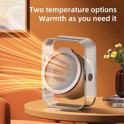 2025 High-power Household Electric Heater Office Desktop Heater Winter Dormitory Electric Heater Bedroom Energy-saving Heater