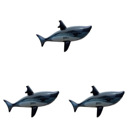 1-5PCS Floating Shark Water Swimming Pool Float Whale Fish Animals Toys Kids Adults Inflatable Float Toy Pool Accessories