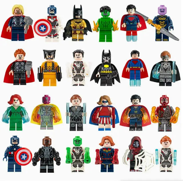 2026    Building Block Doll Toys Mini Figure Toys Birthday Gifts, Cartoon Character Models Gift