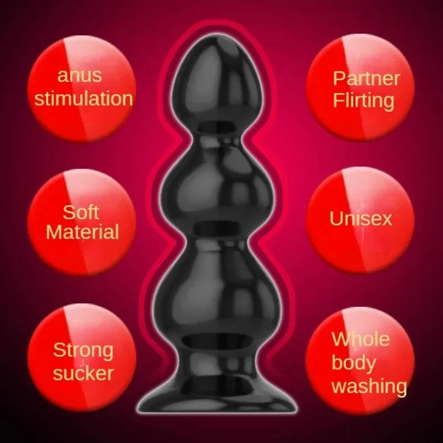 6 Sizes Anal Plug Big Buttplug Vagina Dilator G-Spot Butt Stimulator Sex Toys for Gay Couples Adult Games Women Men Masturbators