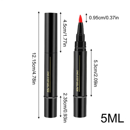Quick Drying Nail Polish Art Pens Nail Polish Gel Pen Fast Dry Nail Color Pen Nail Varnish Pens for Women Girls Friends Family