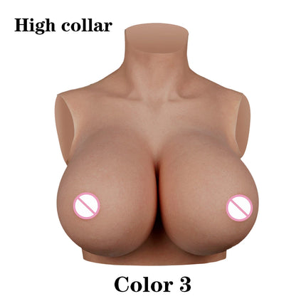 U-CHARMMORE New Process With Bloodshot Design Soft Silicone Breast Forms No-Oil Realistic Boobs For Transvestites