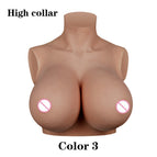 High Collar Color 3 / GERMANY / H Cup Silicone