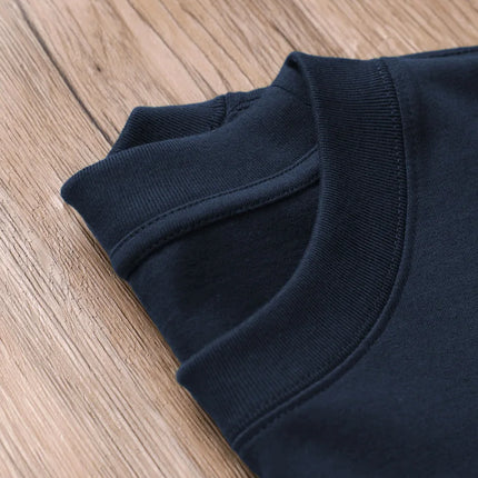 11.29oz 320Grams Heavy Cotton Weight Oversized Loose Men T-shirt Solid Color Drop Shoulder Short Sleeve High Quality