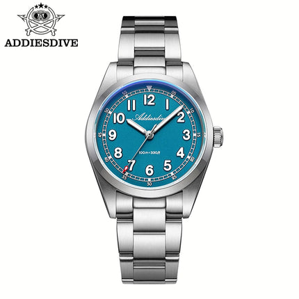ADDIESDIVE 2026 New Men's Luxury Quartz Watch 100m Water Resistance Sapphire Crystal Japanese Movement BGW9 Blue Lume AD2521