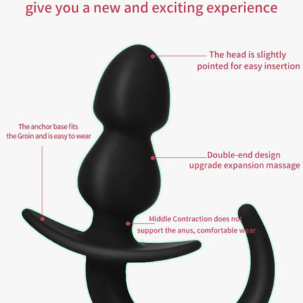 Leather Puppy Play Dog Glove Dog Paw Print Padded Fist Mitt Fetish BDSM Bondage Slave Roleplay Glove with Dog Tail Plug Sex Toys