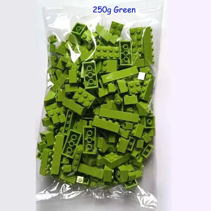 120/240PCS Building Blocks Bulk Set City Classic Bricks Colorful Assembly DIY Creative Toy Educational Interactive Toy for Kids