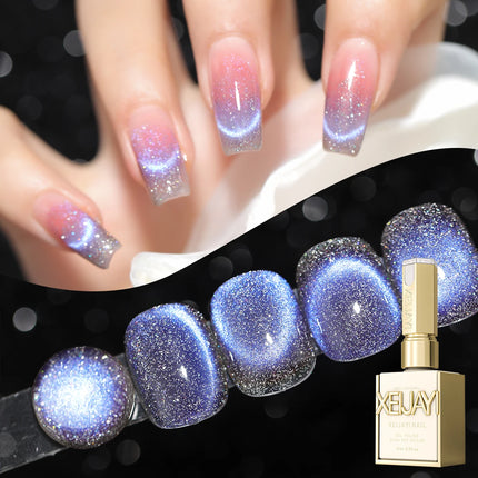1/2PCS blueberry cat Eye gel nail polish, UV LED curing, long-acting fast drying nail art gel