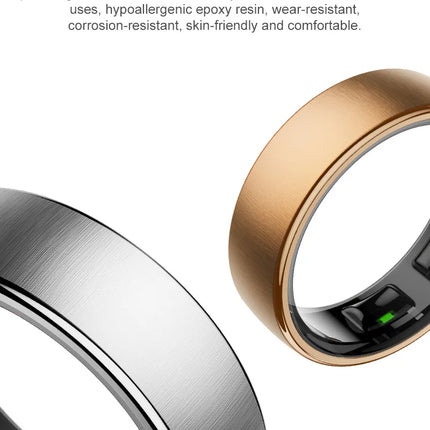 Smart Ring R10 Gesture Control Heart Rate Body Temperature Blood Oxygen Sleep Monitor 5ATM Waterproof Multi Sport Smart Ring