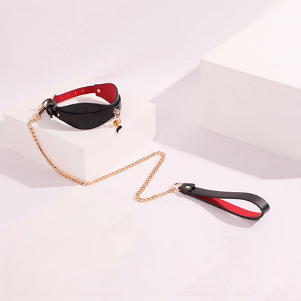 BLACKWOLF Slave Bed Bondage Collar Neck Restraint with Leash BDSM Erotic Sex Toys For Women Couples Adult Games Erotic Product