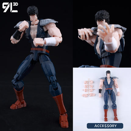 9L3D Multi-joint Articulated Anime Figures Saitama Kenshiro One Punch Man Fist North Star Chainsaw Man Dummy 13 Collectible Toys