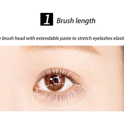 1 pcs 4D Silk Fiber Eyelash Lengthening Mascara Waterproof Long Lasting Eyelashes Black Eyelash Extension Makeup 3D Mascara Cos