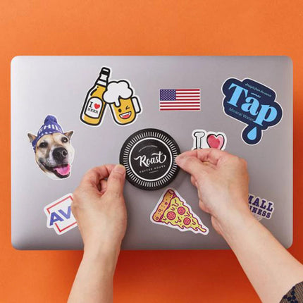 1000 PCS Custom Stickers Customize Logo Label Sticker Personalized Stickers Packaging Labels Design Your Own Sticker