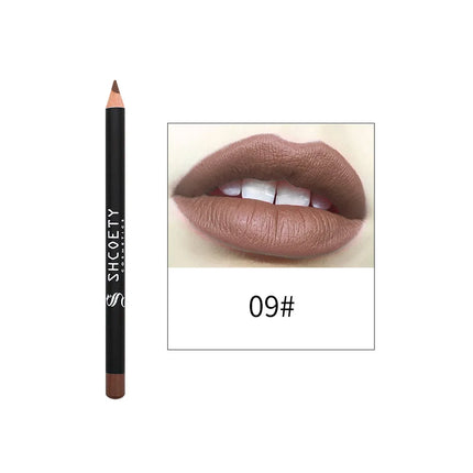 Matte Lip Liner Easy To Color And Not Easy To Fade Natural Plump And Good Looking Mouth Shape Lipstick Lip Pencil Cosmetics