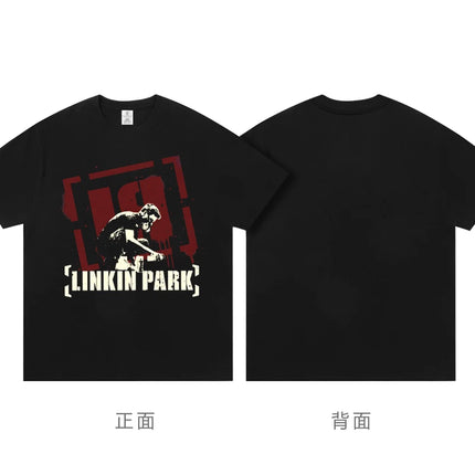 Linkin Park From Zero New Album Tour Peripheral Rock T-shirt Short Sleeve Clothing Fashion Casual Men's Women's Top Tee