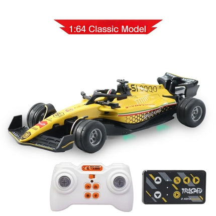 F1 Formula Racing Car 1:64 RC Car mini 2.4G APP Control  Alloy Remote Control Car with Light Toys for Children's Christmas Gifts