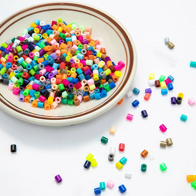 1000/50000 Pcs 2.6mm Mixed Color Fuse Beads Ironing Beads Hama Beads DIY Handmade Art Crafts Mosaic Puzzle Beads
