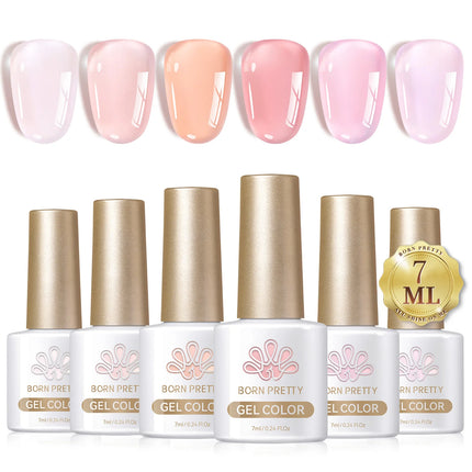 BORN PRETTY Cat Magnetic Moonlight Gel Nail Polish Set 10ml Sparking White Silver Water-light Soak Off UV Gel Nail Art Manicure