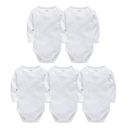 Kavkas Baby Boy Girl Clothes 0-24 Months 3/5 pcs a lot 100% Cotton Newborn Body bebe Bodysuit Long Sleeve Four Season Jumpsuit