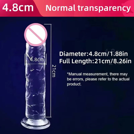 Realistic Dildo Jelly Penis Suction Cup Dildo Realistic Sex Toys For Lesbian Women Female Masturbator Big Dick Fake Dick