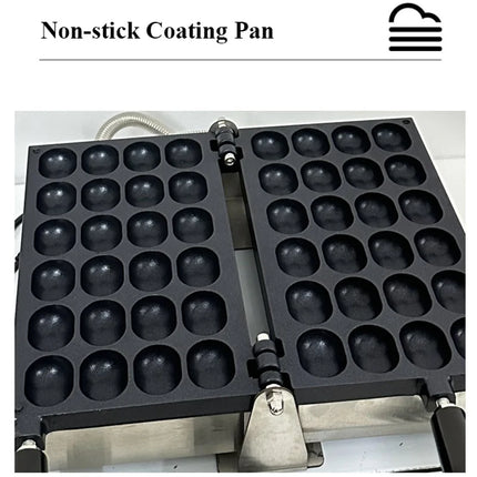 Electric or Gas Egg Waffle Mini Oval Sponge Cake Maker Non-stick Coating Pan Bubble Waffle Baking Machine Commercial Home Use