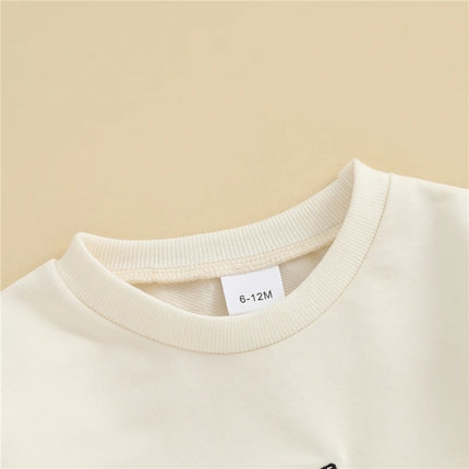 Autumn Baby Sweatshirt Rompers Baby Boys Toddler Fall Clothes Long Sleeve Crewneck Duck Embroidery Casual Romper Jumpsuit