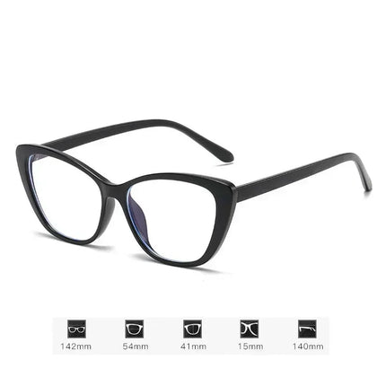 Women's New Style Finished Myopia Glasses Unisex Anti-blue Light Minus Diopter Eyewear Fashion Near Sight Eyeglasses 0-3.5-4.0