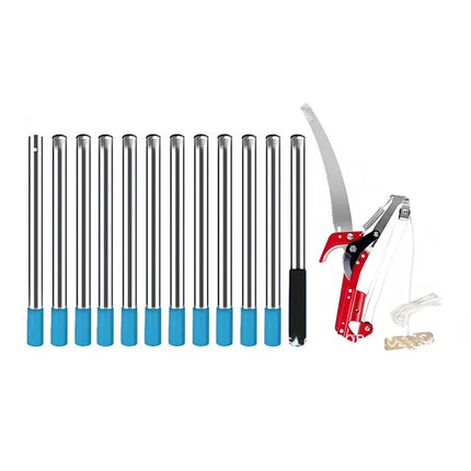 Garden High Branch Saw Manual Splicing Trimming Scissors Portable Adjustable Telescopic Saws Outdoor Aluminum Alloy Pruning Tool