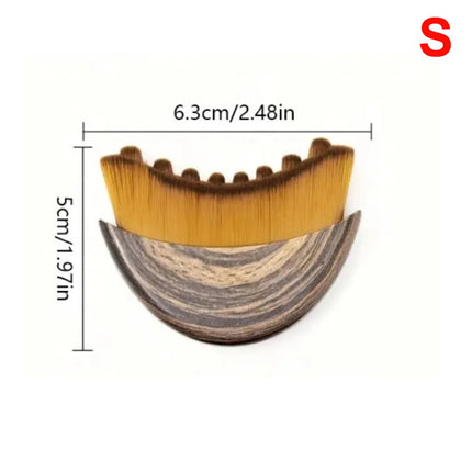 1/2/3Pcs Portable Lymphatic Face Contour Brush Face Massage Reduce Double Chin Puffiness Facial Sculpting Guasha Face Scraper