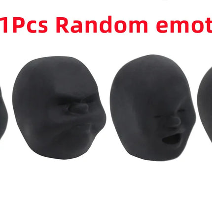 Human Face Emotion Vent Ball Resin Relax Doll Fun Novelty Caomaru Antistress Ball Toy Adult Stress Relieve Novelty Toys Gifts ﻿