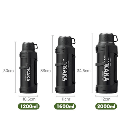 Portable Vacuum Insulated Cup Large Capacity 316 Stainless Steel Thermos Cup Outdoor Car Insulation Cooling Water Kettle