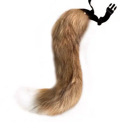 Costume Accessory Set Fox Ears and Tail Soft Faux Fur Hair Band Animal Themed Cosplay Halloween Party