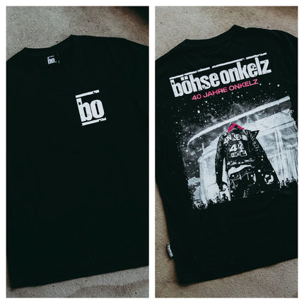 Böhse Onkelz Double-Sided Graphic T-Shirt: Front Band Logo & Back "Viva Los Tioz" Ornate Print T-shirt