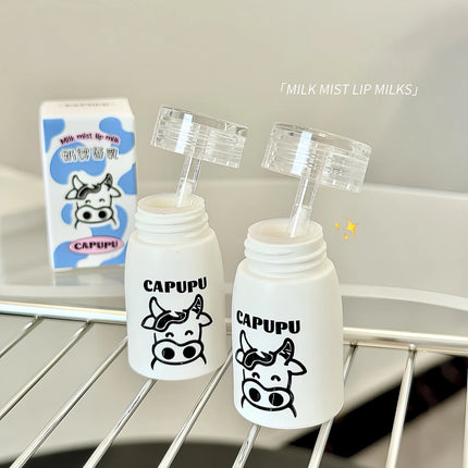 Natural Milk Flavor Moisturizing Lip Balm Cream Transparent Jelly Lipstick Lips Plumper Autumn and Winter Lips Care Serum Primer