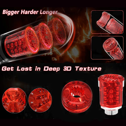 LCD APP Male Sex Toys for Men Sex Toy Pocket Pussies 7 Thrusting Rotating Vibrating Sucking Licking Stroker Adult Toys