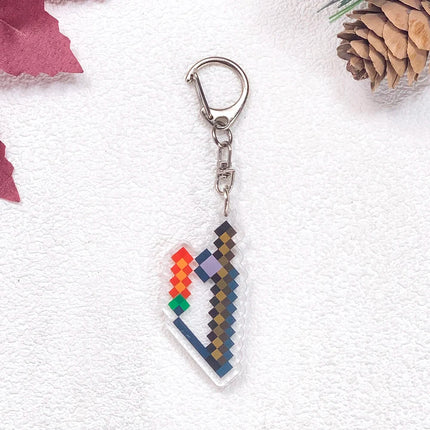 1/27Pcs Game Totem of Undying Car Keychain Accessories Acrylic Cute Charms Pendant For Bag Funny Key Holder Backpack Decoration