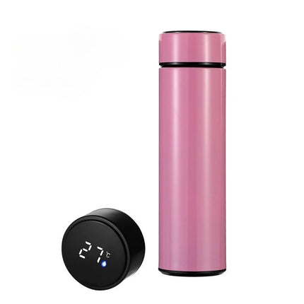 500ML Temperature Display Thermos Cup Stainless Steel Divided Thermos Bottle Outdoor Vacuum Insulated Cup Father's Day Gift