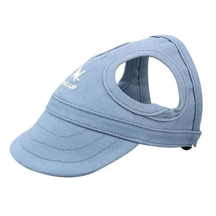 Fashion Ear Holes Pet Baseball Hat Cat Dog Outdoor Pet Visor Hat Adjustable Pet Sun Cap