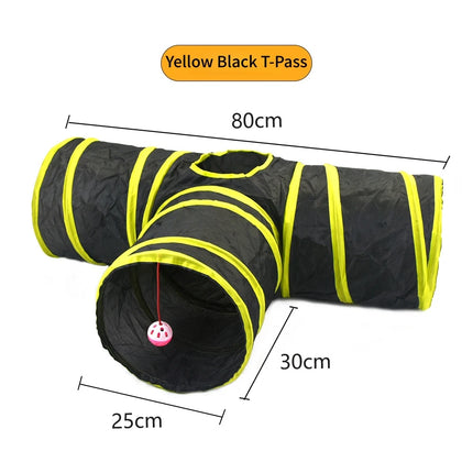 Cat Tunnel Pet Supplies Cat S-Type Play Tunnel Foldable Cat Tunnel Cat Toy Breathable Drill Barrel for Indoor Loud Paper