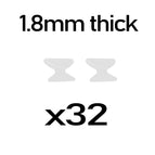 32pcs 1.8mm white