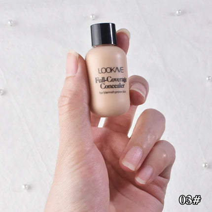 Waterproof Liquid Concealer Foundation Cream Lasting Full Coverage Acne Spot Dark Circles Concealer Cream Face Makeup Cosmetic