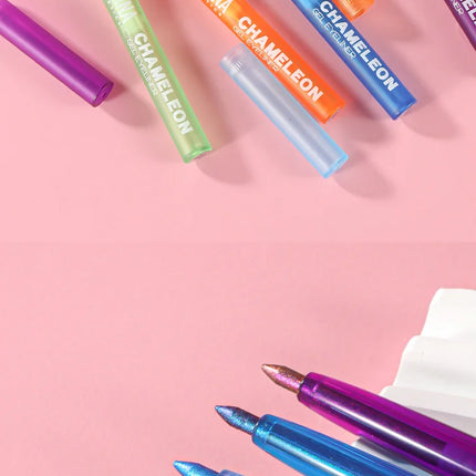 6 Colors Chameleons Eyeliner Pearl Metallic Gloss Shiny Eyeshadow Glitter Liner Multi Chrome Color Aurora Chaning Eye Makeup
