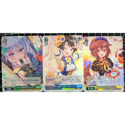 Hololive Collection Card Anime Oozora Subaru Nekomata Okayu Inugami Korone Bronzing Signature Card Refractive Color Flash Gifts