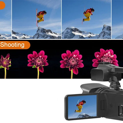 4K HD Video Cameras for Photography 64MP WiFi Livestream Webcam Camcorder 18X Digital Zoom Vlog Recording Camera for YouTube